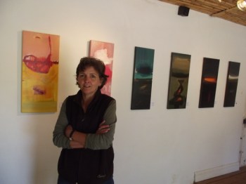 Artist as curator backed by Niebuhr abstracts