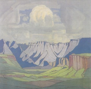 JH Pierneef,  Malutis, Basutoland. c1932